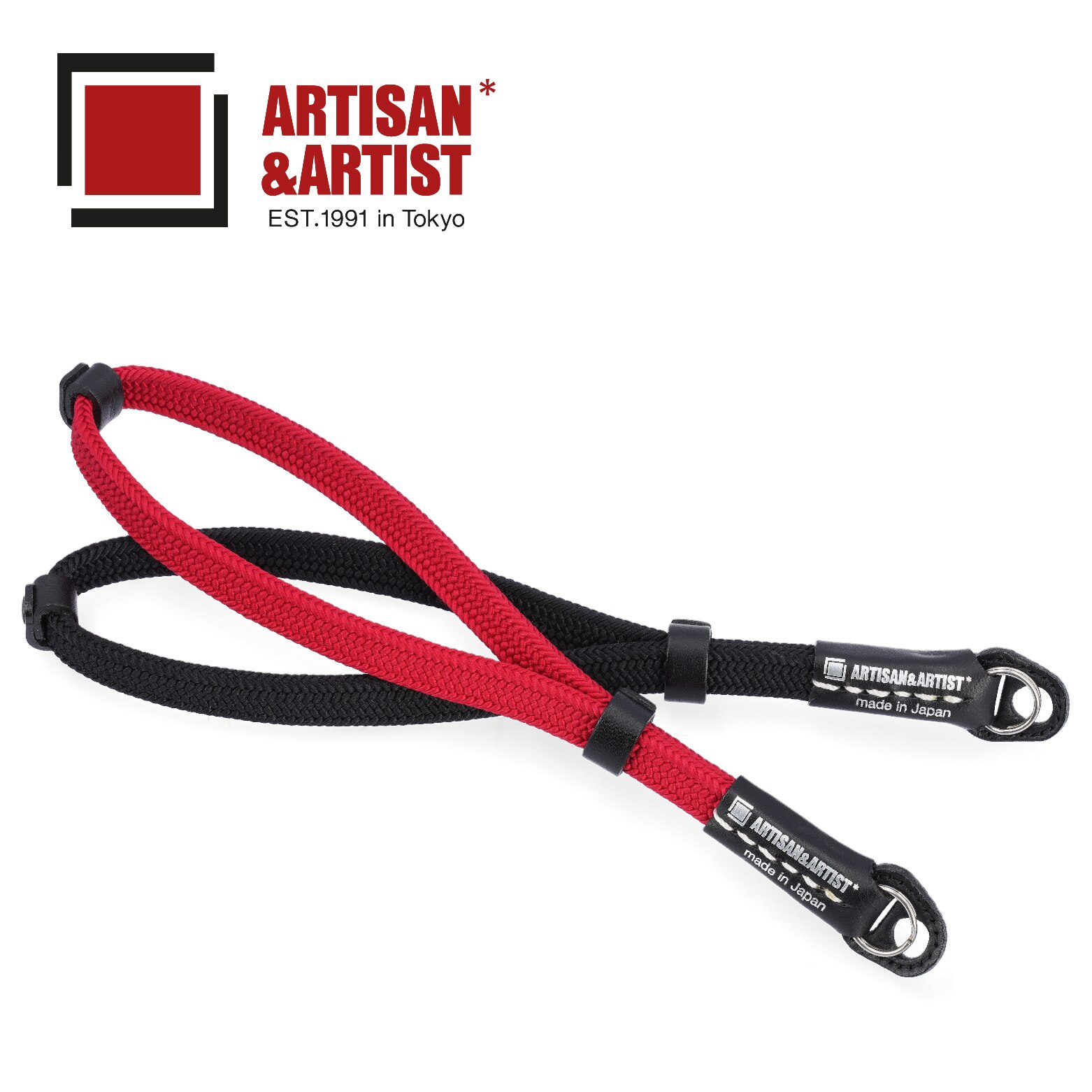ARTISAN & ARTIST 平唐編織絲綢相機腕帶－可調式